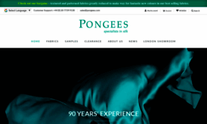 Pongees.com thumbnail