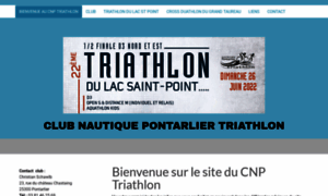 Pontarlier-triathlon.com thumbnail