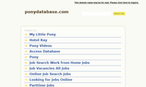 Ponydatabase.com thumbnail