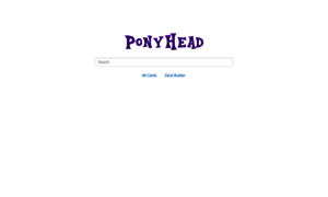Ponyhead.com thumbnail