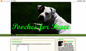 Poochesforpeace.blogspot.com thumbnail
