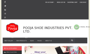 Poojashoeindustries.com thumbnail