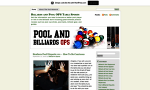 Poolandbilliards.wordpress.com thumbnail