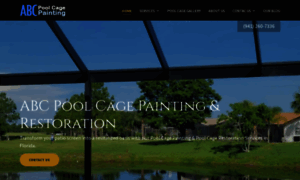 Poolcagepainting.com thumbnail