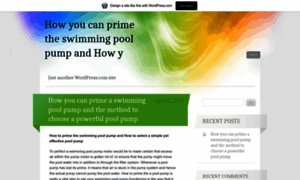 Poolheatpumpss.wordpress.com thumbnail