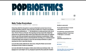 Popbioethics.com thumbnail