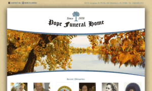 Popefuneralhomesc.com thumbnail