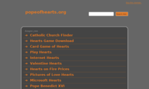 Popeofhearts.org thumbnail