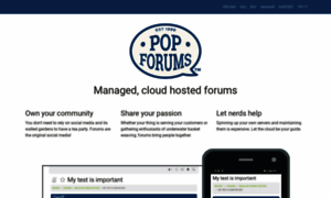 Popforums.com thumbnail