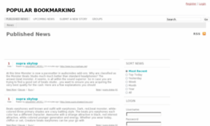 Popularbookmarking.info thumbnail
