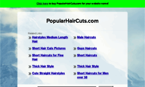 Popularhaircuts.com thumbnail