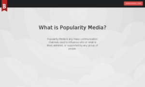 Popularity.media thumbnail