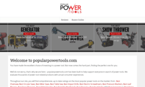 Popularpowertools.com thumbnail