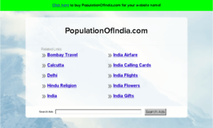 Populationofindia.com thumbnail