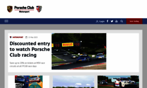 Porscheclubmotorsport.co.uk thumbnail