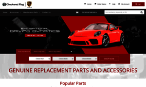 Porscheparts.checkeredflag.com thumbnail