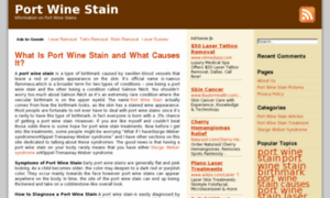 Port-wine-stain.com thumbnail