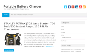Portablebatterycharger.info thumbnail