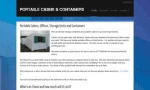 Portablecabinsandcontainers.co.uk thumbnail