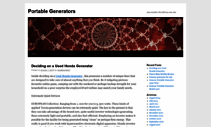 Portablegenerators2.wordpress.com thumbnail