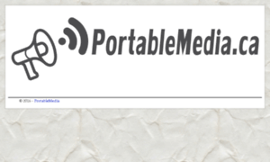 Portablemedia.ca thumbnail