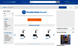 Portablemedia.manualsonline.com thumbnail