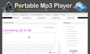 Portablemp3player.org thumbnail
