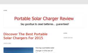 Portablesolarchargerreview.com thumbnail