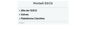 Portail-escg.org thumbnail