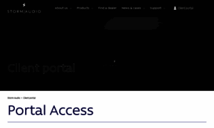 Portal-access.stormaudio.com thumbnail