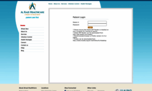 Portal.alrazihealthcare.com thumbnail