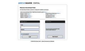 Portal.archiware.com thumbnail