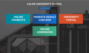 Portal.calebuniversity.edu.ng thumbnail