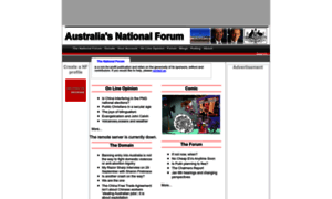 Portal.nationalforum.com.au thumbnail