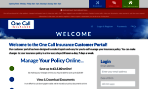 Portal.onecallinsurance.co.uk thumbnail