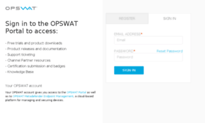 Portal.opswat.com thumbnail