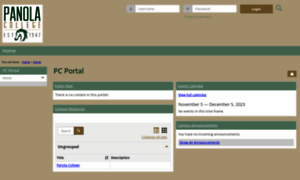 Portal.panola.edu thumbnail