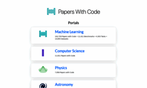 Portal.paperswithcode.com thumbnail