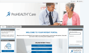 Portal.prohealthcare.com thumbnail