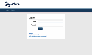 Portal.signature.org.uk thumbnail