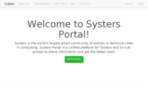 Portal.systers.org thumbnail