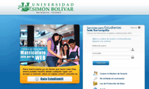 Portal.unisimonbolivar.edu.co thumbnail