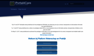 Portal4care.cdlh.be thumbnail