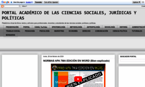 Portalcienciassociales.blogspot.cl thumbnail