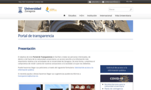 Portaltransparencia.unizar.es thumbnail