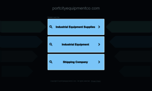 Portcityequipmentco.com thumbnail