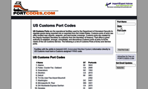 Portcodes.com thumbnail