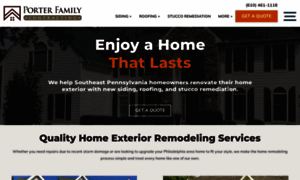 Porterfamilycontracting.com thumbnail