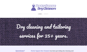 Portersquaredrycleaners.com thumbnail