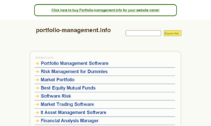 Portfolio-management.info thumbnail